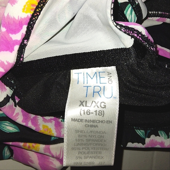 ★ Women's Plus Size Beautiful One Shoulder Ruffle Bikini Bathing Suit Top★XL - Picture 5 of 15